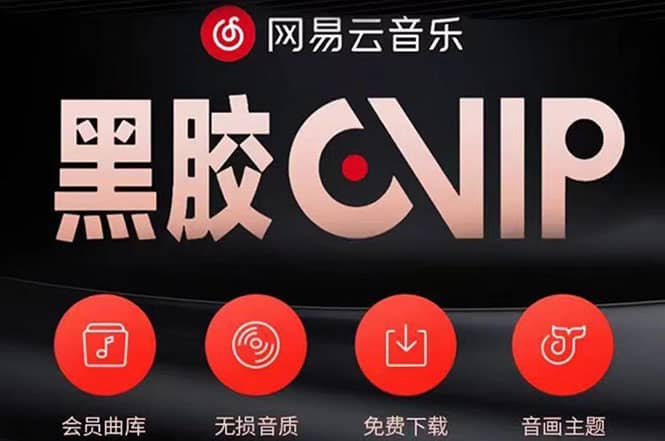 网易云撸黑胶年卡及变现方法，收益可无限放大-小白网创资源网
