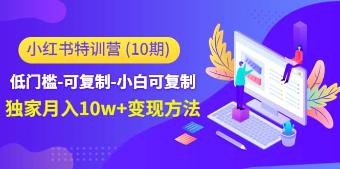 小红书特训营（第10期）低门槛-可复制-小白可复制-小白网创资源网