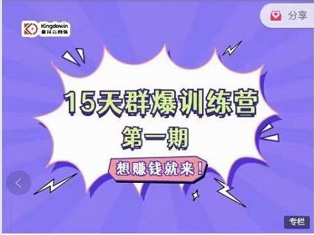 金抖云Peter《15天群爆训练营》，破解抖音玄学，群爆心法，起号方式-小白网创资源网