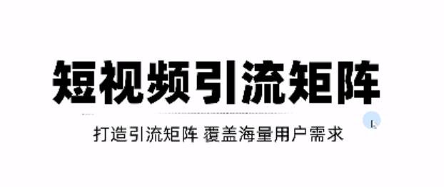 短视频引流矩阵打造，SEO+二剪裂变，效果超级好！【视频教程】-小白网创资源网