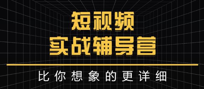 达人队长:短视频实战辅导营，比你想象的更详细-小白网创资源网
