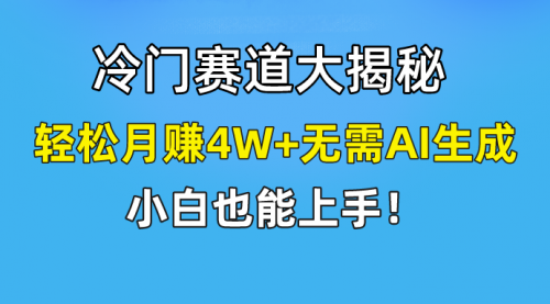 快手无脑搬运冷门赛道视频“仅6个作品 涨粉6万”轻松月赚4W+-小白网创资源网