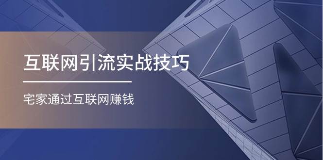 互联网引流实操技巧(适合微商，吸引宝妈)，宅家通过互联网赚钱（17节）-小白网创资源网
